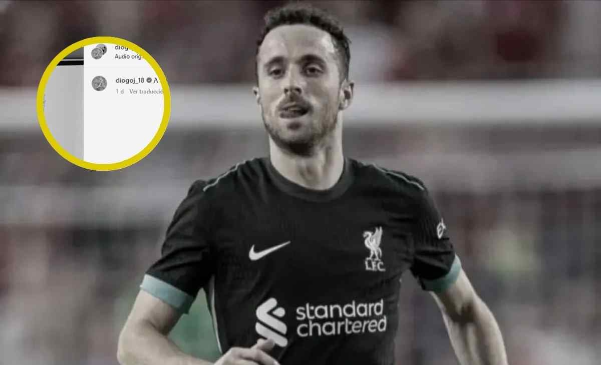 última publicación de Diogo Jota en redes sociales
