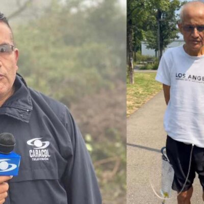 última publicación de Fredy Calvache antes de morir