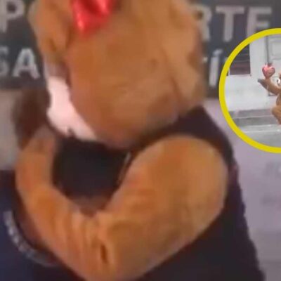 Un policía se disfrazó de oso para capturar a dos delincuentes