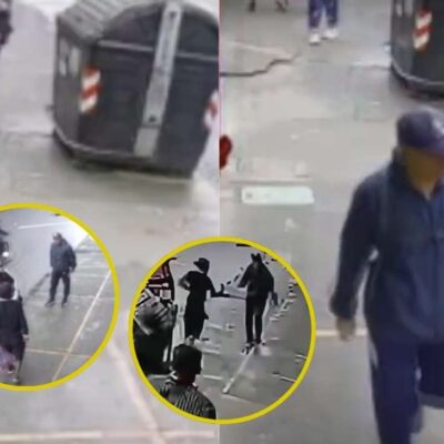 Video del ataque de un habitante de calle a un expolicía en Engativá