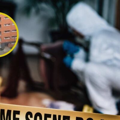 video de hombre que se lanzó de un 20 piso en Bogotá