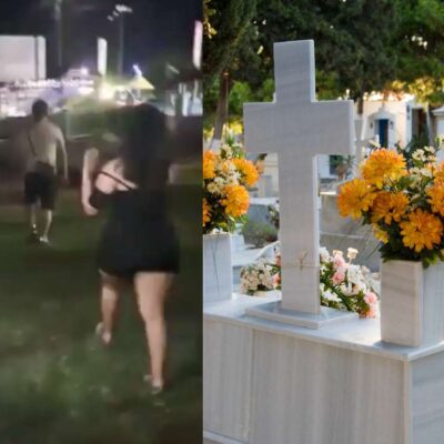 Video de la pareja que descubrieron haciendo "el delicioso" en pleno cementerio