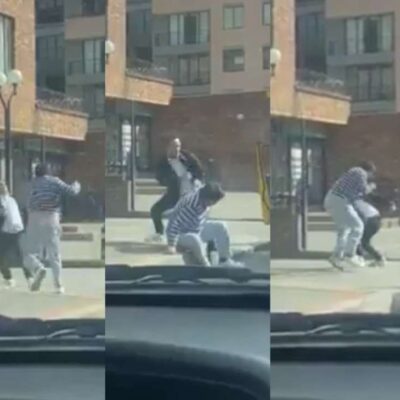 Video de la pelea entre 2 conductores en el barrio Cedritos de Bogotá