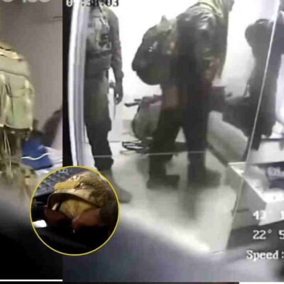 policías que se llevaron objetos de una casa en medio de un operativo