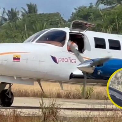 video de los últimos momentos de la avioneta desaparecida