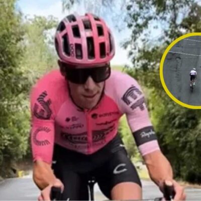 video de Rigoberto Urán subiendo la pendiente de Sabaneta