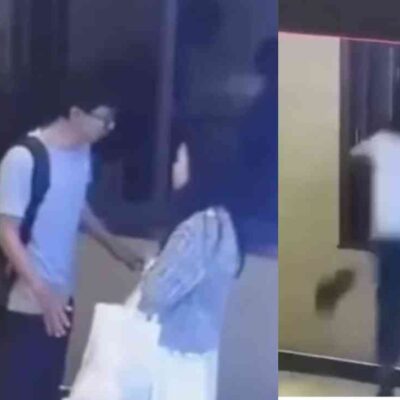 ideo de un estudiante que se lanzó por la ventana al ser rechazado por una compañera.
