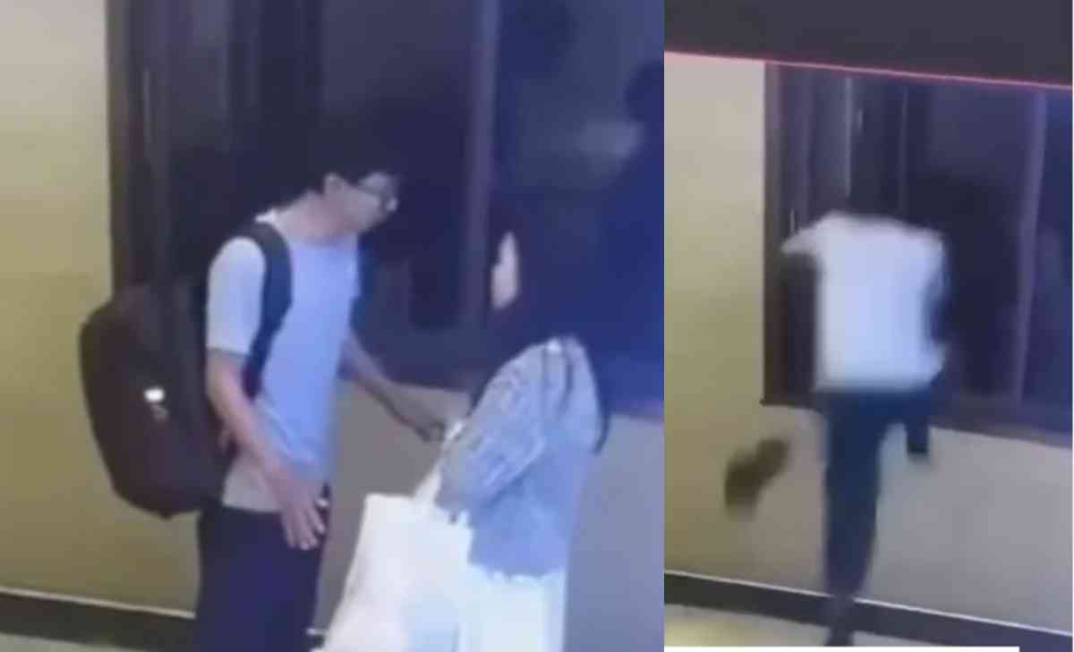 ideo de un estudiante que se lanzó por la ventana al ser rechazado por una compañera.