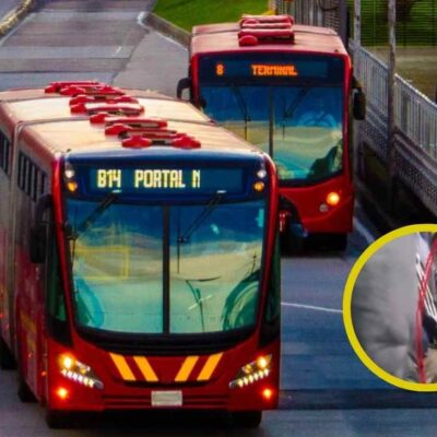 video de un hombre haciendo tocamientos a una joven en TransMilenio