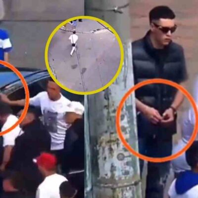 El video de un hombre que disparó al aire en un funeral