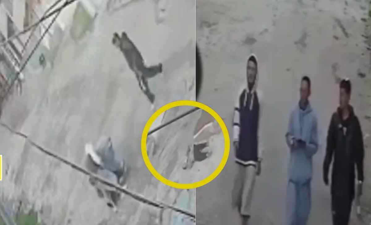 video de un joven que fue atacado por ladrones en Usme