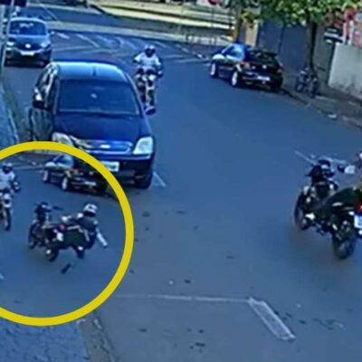 Video de un motociclista que descubrió que su hermano lo atropelló violentamente