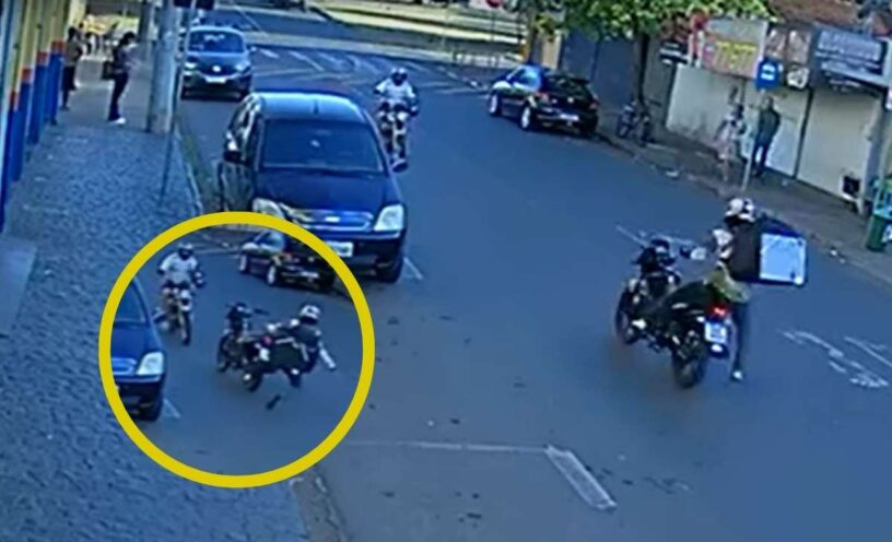 Video de un motociclista que descubrió que su hermano lo atropelló violentamente