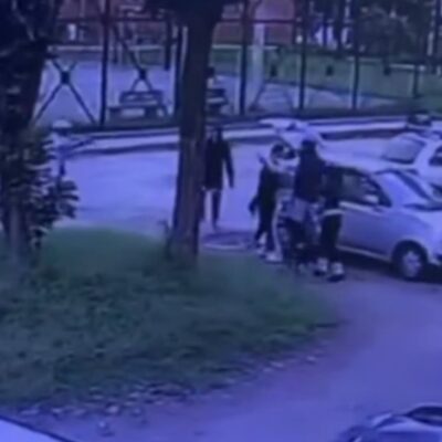 video del asesinato del hijo del inspector de la Policía