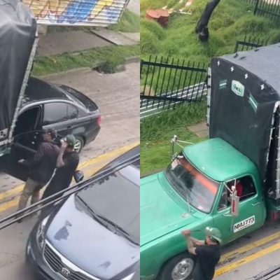 Video del BMW estrellando a camión