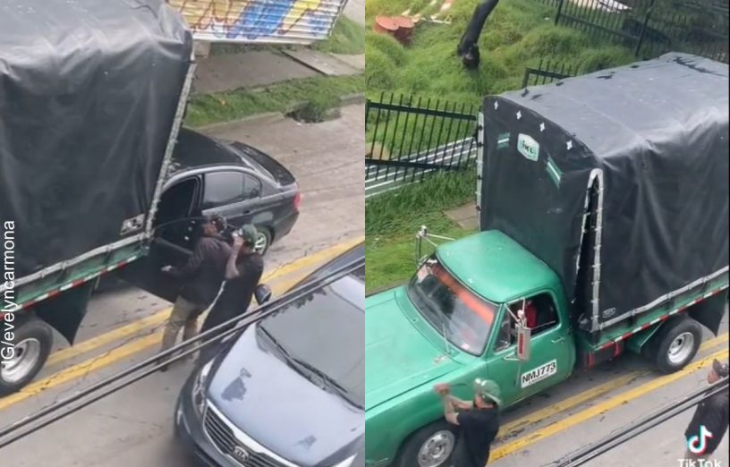 Video del BMW estrellando a camión