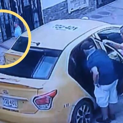 Video del conductor que agredió a un adulto mayor al reclamarle por cobrarle de más
