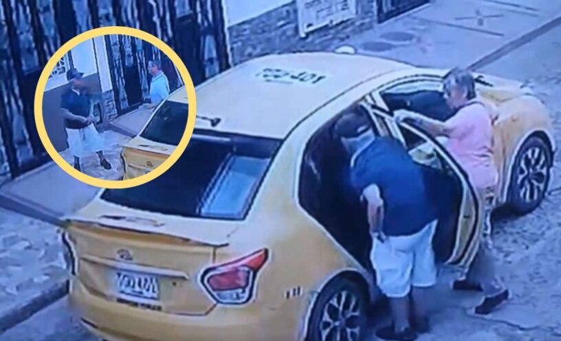 Video del conductor que agredió a un adulto mayor al reclamarle por cobrarle de más