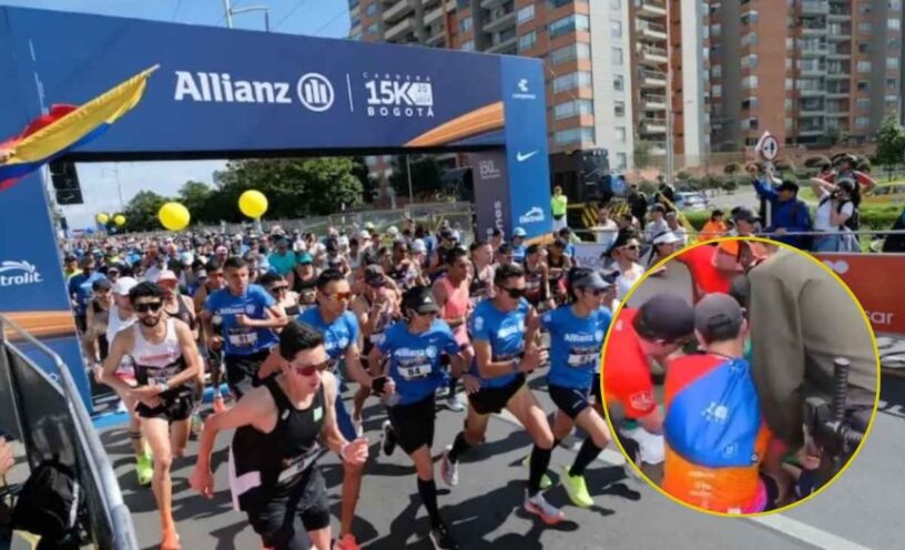 Video del corredor que murió en carrera Allianz 15k en Bogotá