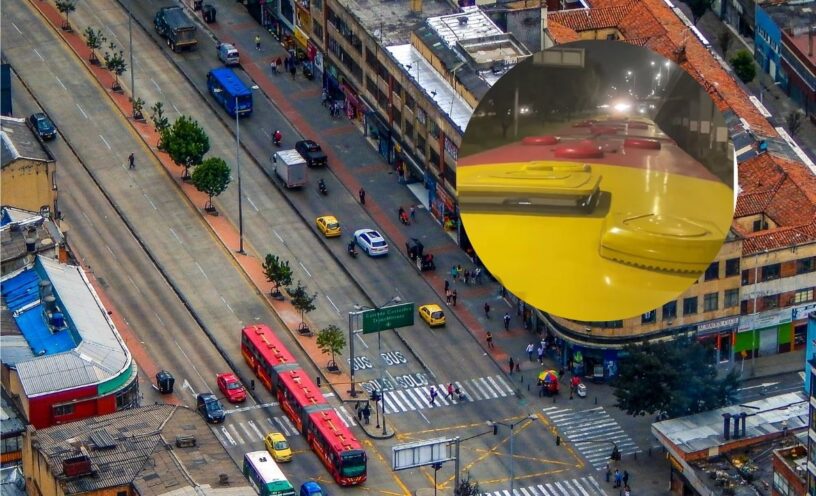 vídeo del exparticipante del Desafío saltando encima de los buses de TransMilenio