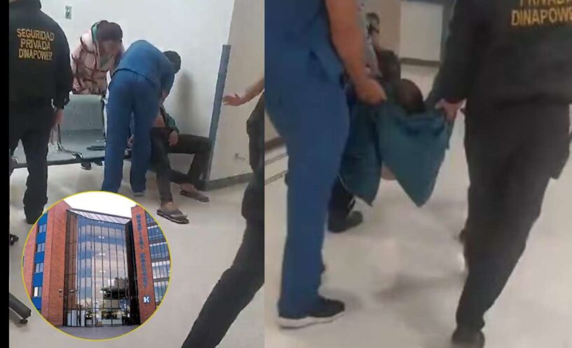 video del hombre que falleció esperando que lo atendieran en el Hospital de Kennedy