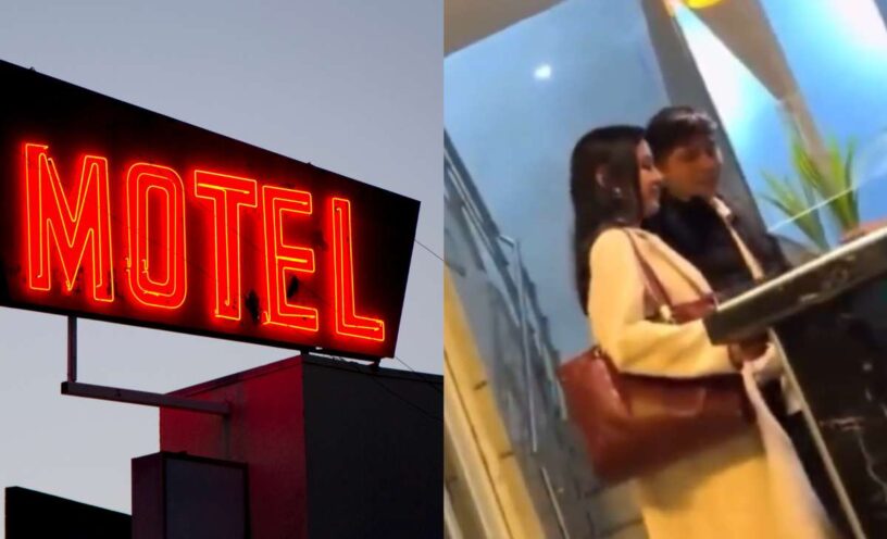 video del joven que descubrió a su novia con el exnovio en un motel