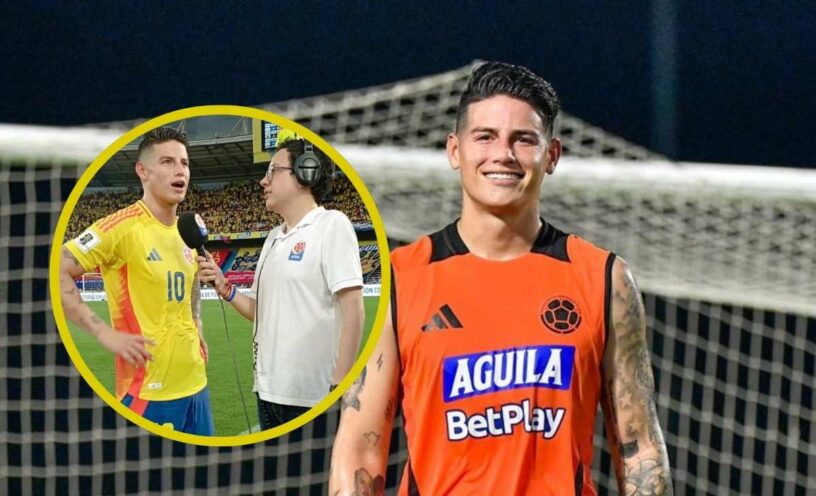Video del periodista que le declara su amor a James Rodríguez