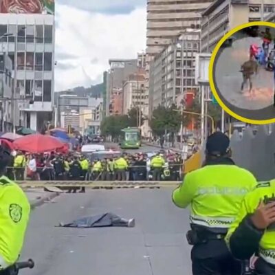 video del sicario en San Victorino