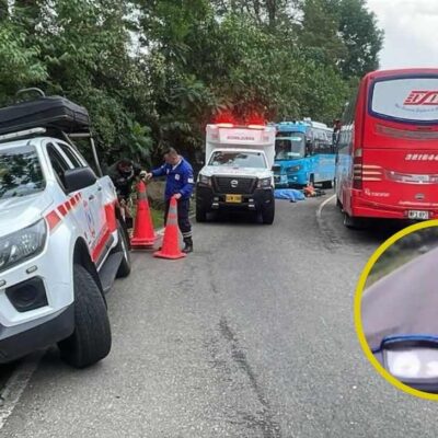 Video del trágico accidente en la vía entre Soacha y Mesitas del Colegio