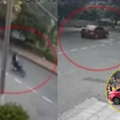 video del sicariato donde murió niña de 4 años en Bogotá