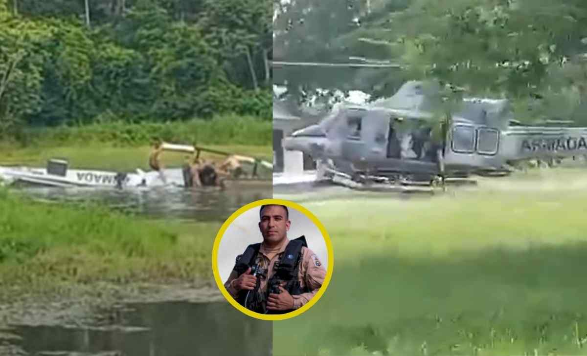 helicóptero de la Armada se accidenta