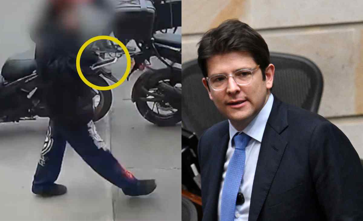 joven que disparó a Miguel Uribe entregando su celular