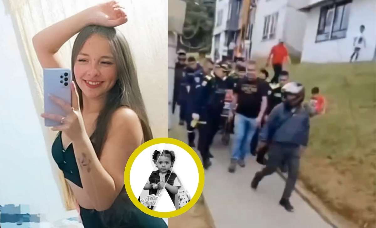 Video que muestra cómo sacaron a la mujer señalada de asesinar a su hija de 3 años en Manizales