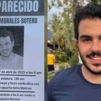 videos del posible paradero de Emmanuel Morales Botero