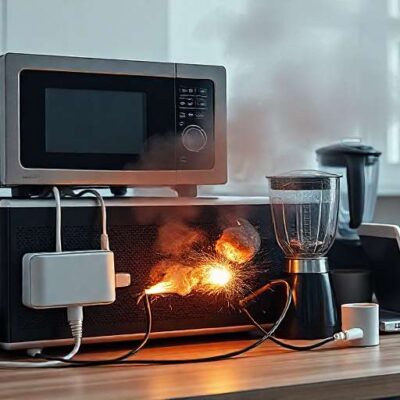 electrodomésticos que no se deben conectar al mismo tiempo en una multitoma