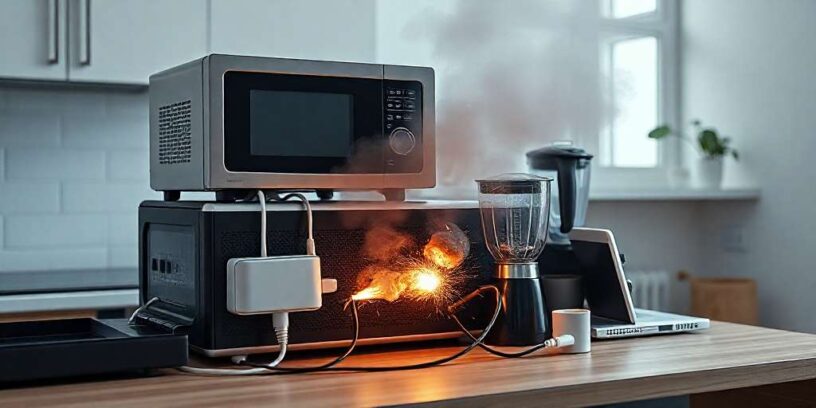 electrodomésticos que no se deben conectar al mismo tiempo en una multitoma