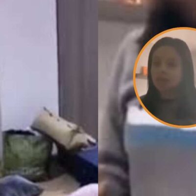 Mujer amenaza con cuchillo a su pareja por infidelidad