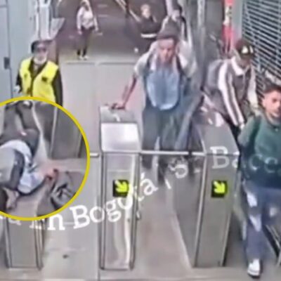 Hombre quedó inconsciente por intentar colarse en TransMilenio