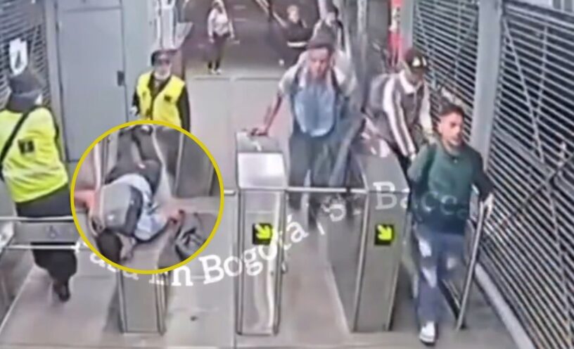Hombre quedó inconsciente por intentar colarse en TransMilenio