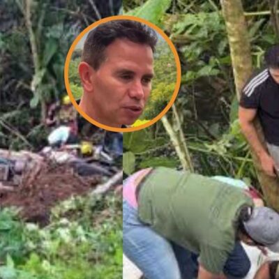 Jhonny Rivera auxilió a trabajadores accidentados