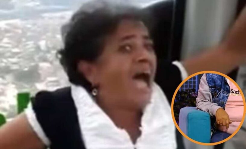 Así luce señora viral por subirse a Metrocable en Medellín