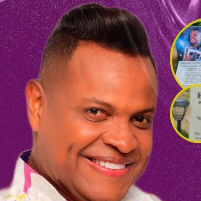 esto se encontró en al lado de la tumba del cantante