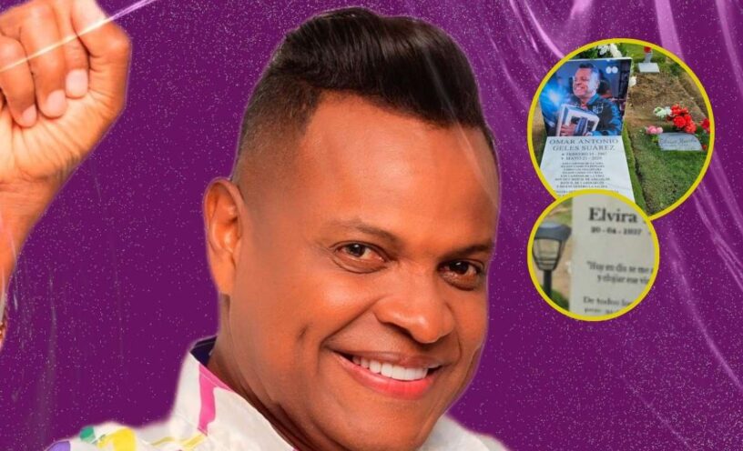 esto se encontró en al lado de la tumba del cantante