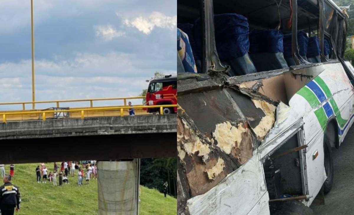 Video accidente de bus en puente Helicoidal