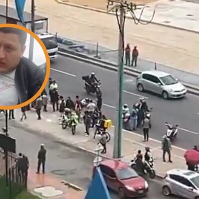 Video de violenta balacera en Bogotá por un robo