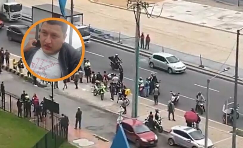 Video de violenta balacera en Bogotá por un robo