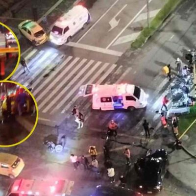accidente cobró la vida de una mujer en Puente Aranda