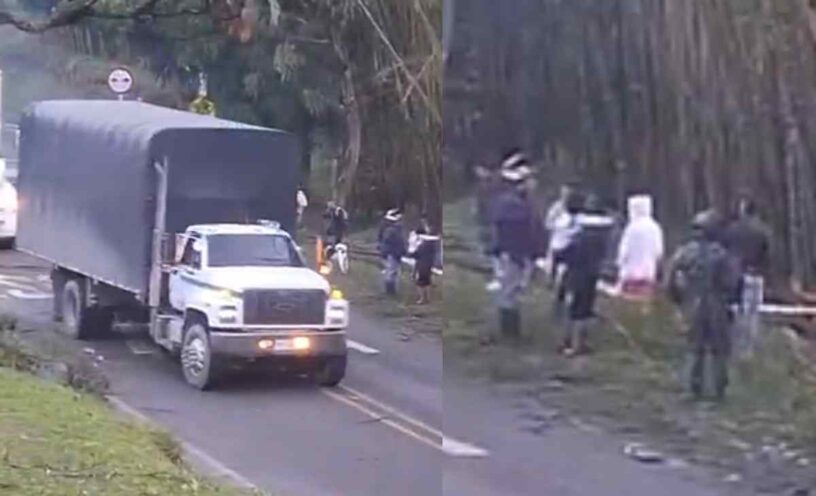 carro bomba explotó en la vía panamericana