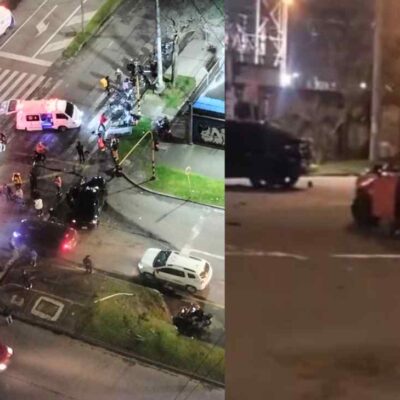 El error que cometió la policía en el 4cc1d3nt3 en Puente Aranda donde camioneta estrelló 3 carros