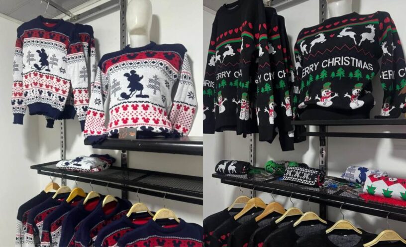 fábrica de sacos navideños